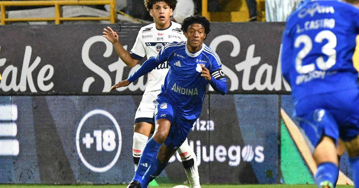 Juan Guillermo Cuadrado durante el partido entre Fortaleza y Millonarios por la fecha 14 de la Liga BetPlay 2026 (foto: La Página Embajadora)