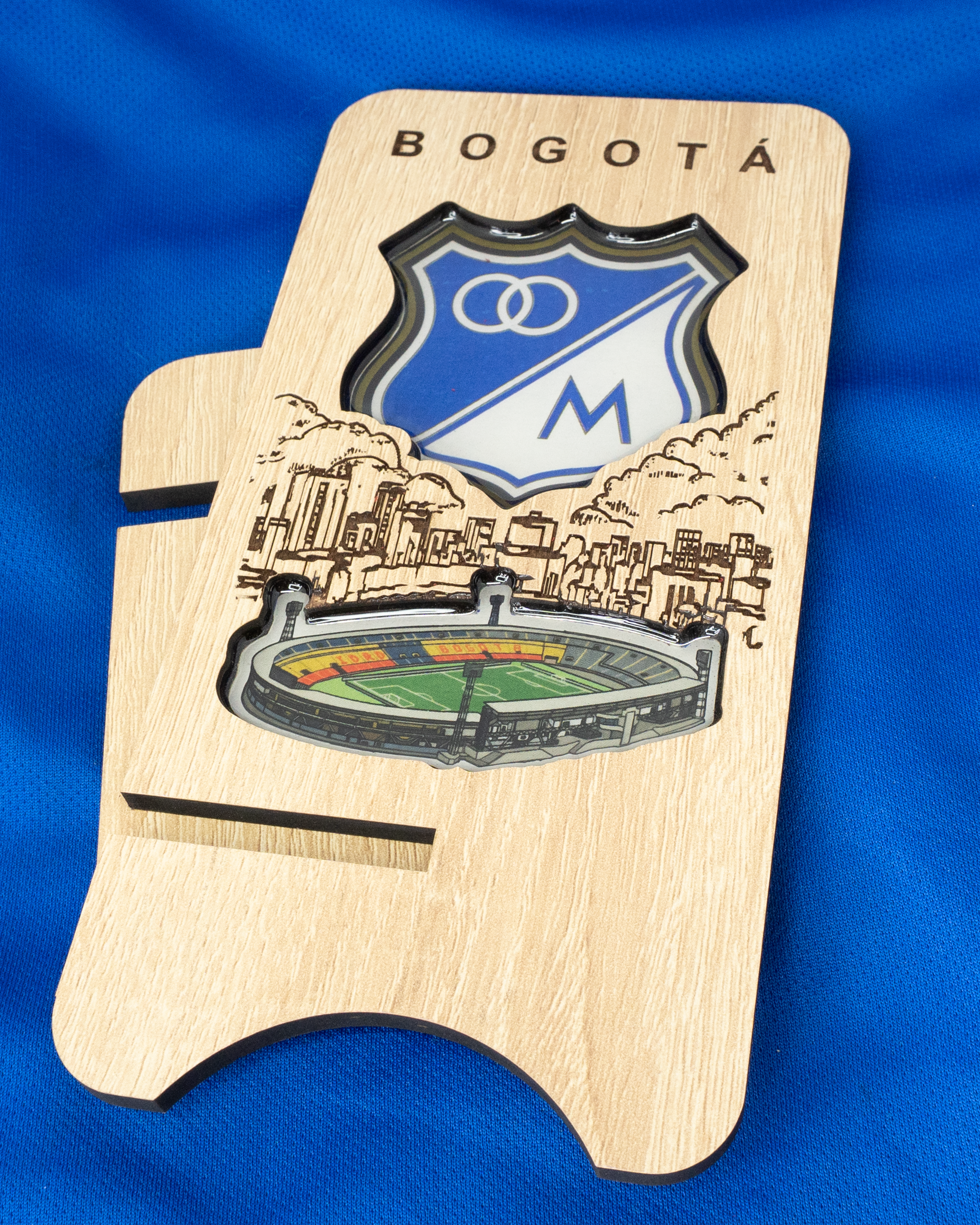 Portacelular El Campín de Azul